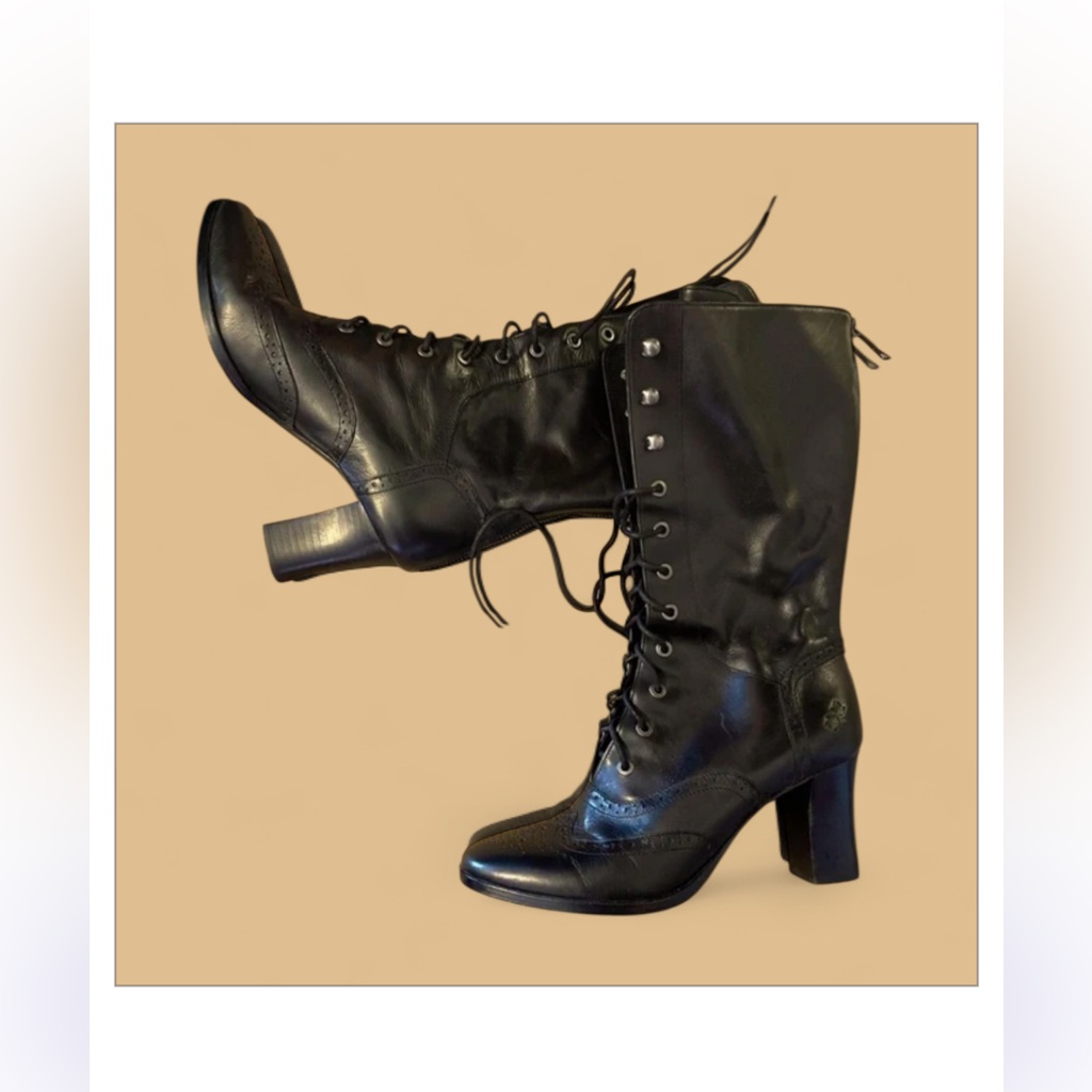 Patricia Nash Leather Lace Up Boots